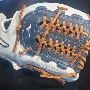 Mizuno Pro Select 12.5" White/Navy Softball Glove RHT GPSF-70NYD (New)