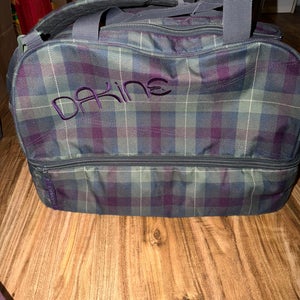 Dakine Boot Locker Ski snowboard boot bag Tartan purple green
