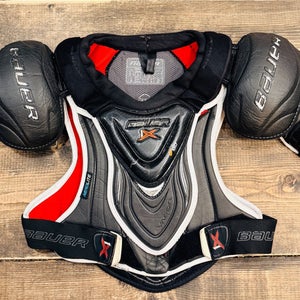 Large Junior Bauer Vapor 1X Shoulder Pads (Used)