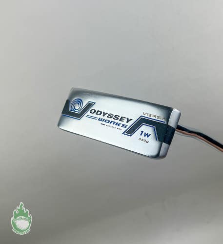Right Handed Odyssey Works Versa 1W 33.5" Putter Steel Golf Club Super Stroke