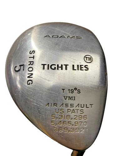 Adams Tight Lies Strong 5 Wood 19* VMI RH Regular Graphite 42" Lamkin Wrap Grip