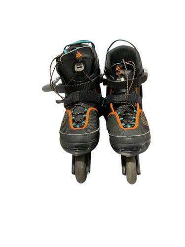 Used K2 RAIDER PRO ROLLER BLADES Senior Roller Quad Skates Black Adjustable 11834-S000046868