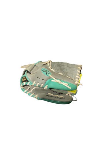 Used Rawlings PLAYER SERIES GLOVE BB/SB Glove RH Throw Grey 11" 11834-S000046874