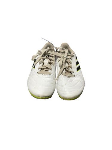 Used Adidas Soccer Cleats White Junior 02.5 11834-S000046882