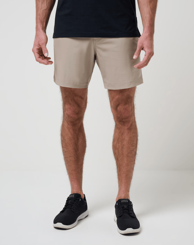 TRAVISMATHEW WANDERLUST SHORT 7IN KHAKI