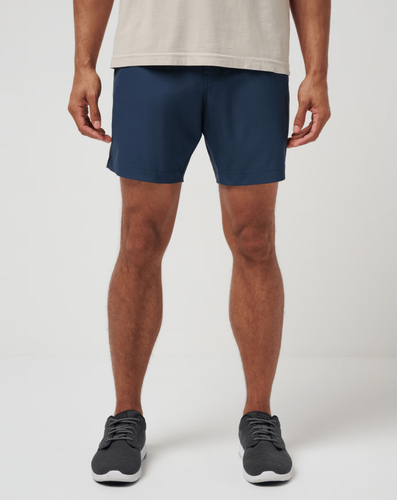 TRAVISMATHEW WANDERLUST SHORT 7IN MOOD INDIGO