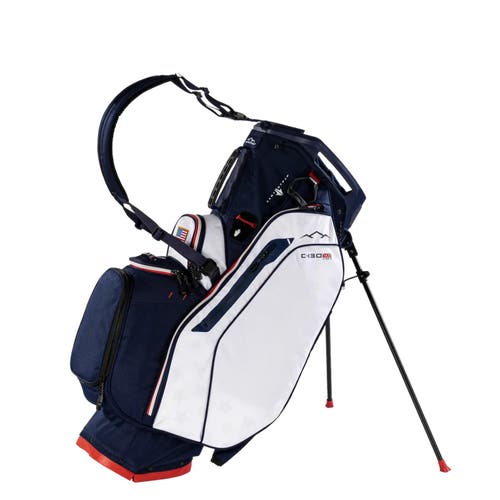 SUN MOUNTAIN C-130 HYBRID STAND BAG NAVY/WHITE/RED 2026