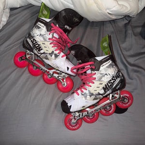 Mission Inhaler WM02 Inline Skates Wide Width Size 9 (Used)