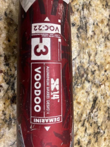 2022 DeMarini Voodoo One Alloy BBCOR Certified Bat (-3) 29 oz 33" (Used)