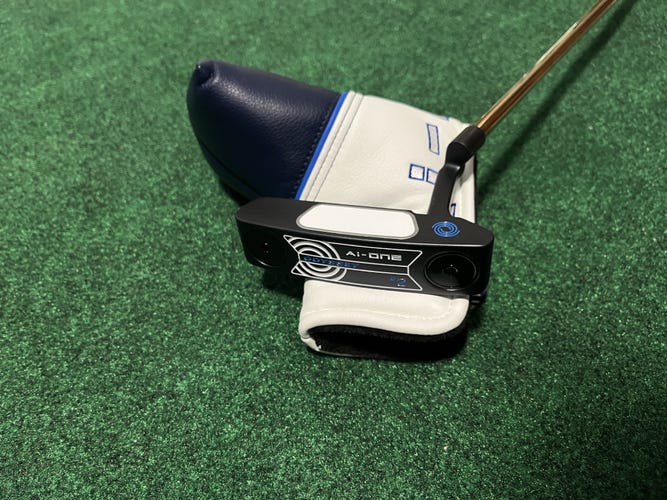 NEW • Odyssey AiONE #2 • Custom Gold KBS CT Shaft • White Lamkin Deep Etched Grip