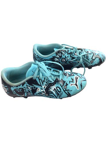 Used Puma Soccer Cleats Teal Junior 04.5 11760-S000088240