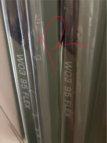 Warrior LX3 stick W03 95 Right new