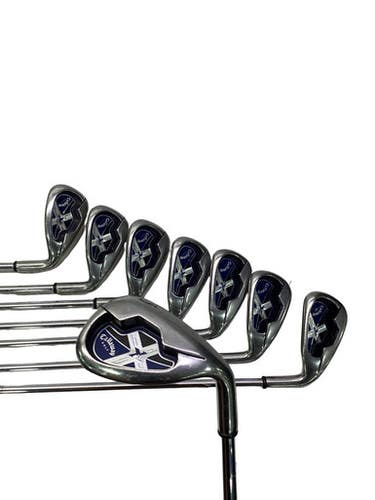Used Callaway X 18 4-PW + SW Mens Iron Set RH 4I-SW 11347-S000264313