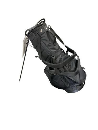 Used Taylormade 8 WAY Mens Stand Bag Black 11347-S000264296
