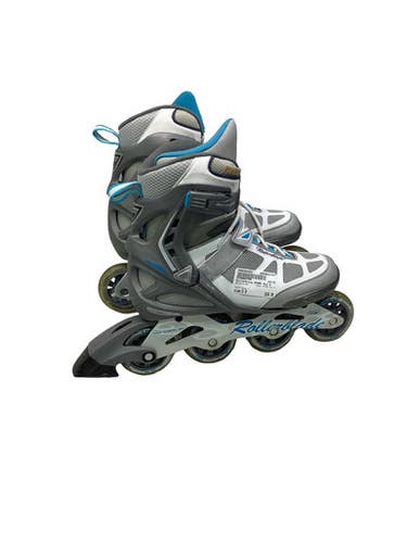Used Rollerblade SPARK ALU W Senior Rec Fitness Skates Grey Senior 9 11347-S000264253