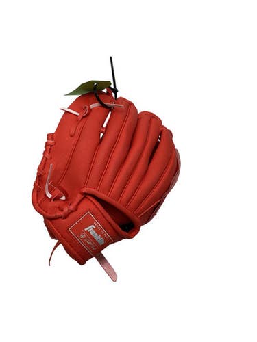 Used Franklin READY TO PLAY BB/SB Glove RH Throw Red 9" 11347-S000264159