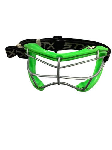 Used STX GOGGLES Lacrosse Facial Protect Green SM 11347-S000264143
