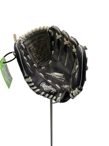 Used Rawlings PLAY SERIES BB/SB Glove RH Throw Black And Carolina Blue 10" 11347-S000264130