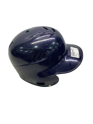 Used Rawlings 6 1/4 - 6 7/8 Batting Helmet No Mask Navy Blue One Size 11347-S000264020