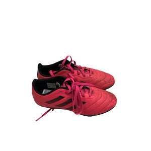 Used Adidas GOLLETO BLK/PNK Soccer Cleats Black And Pink Junior 03.5 11347-S000263972