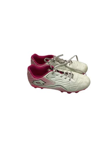 Used Lotto ROMA 700 Soccer Cleats Pink And White Junior 03 11347-S000263969