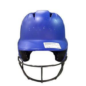 Used Marucci 6 7/8 - 7 1/4 Batting Helmet w/Mask Royal Blue One Size 11347-S000263954