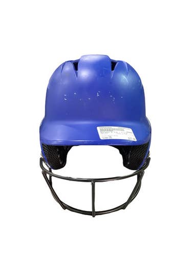 Used Marucci 6 7/8 - 7 1/4 Batting Helmet w/Mask Royal Blue One Size 11347-S000263954