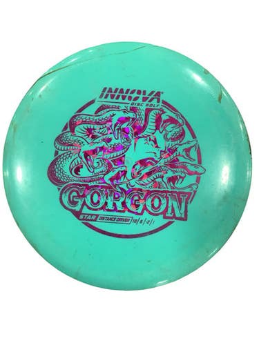 Used Innova GORGON STAR DISTANCE DRIVER Disc Golf Driver Teal 168g 11347-S000263925