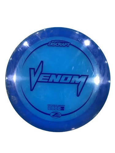 Used Discraft VENOM ZLITE DISTANCE DRIVER Disc Golf Driver Royal Blue 160g 11347-S000263923