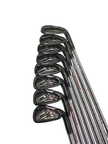 Used Taylormade BURNER 2.0 4-AW Mens Iron Set RH 4I-GW/AW 11347-S000263793