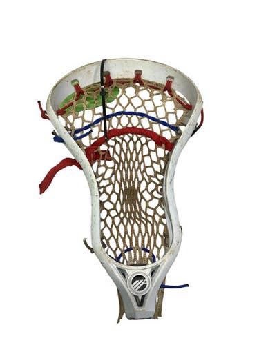 Used Maverik ATTACK HEAD Mens Lacrosse Head White 11347-S000263790