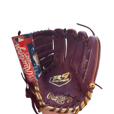 Used Rawlings R9 SERIES BB/SB First Base RH Throw Maroon 12" 11883-S000157663