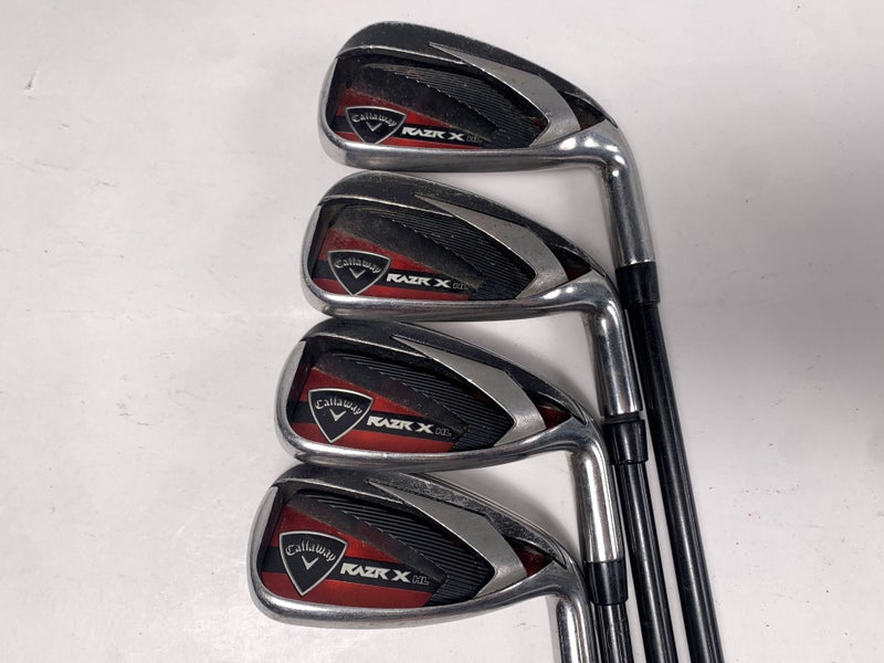 Callaway Razr HL Iron Set 6-9 Regular Graphite Mens RH