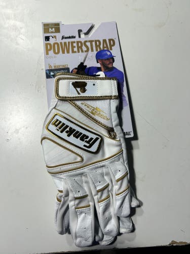 Medium Franklin Powerstrap Batting Gloves (New)