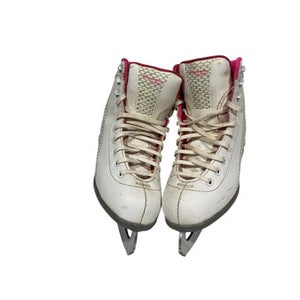 Used Riedell Girls Softboot Skate White Junior 03 11847-S000032947