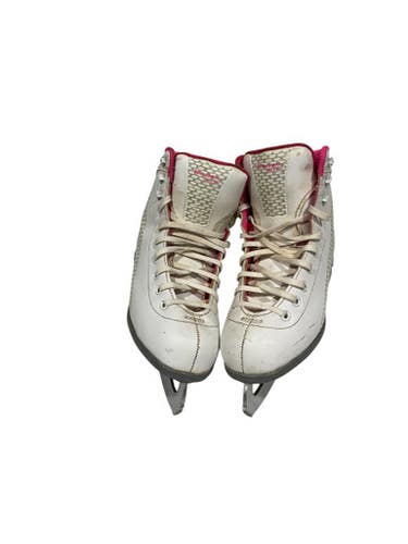 Used Riedell Girls Softboot Skate White Junior 03 11847-S000032947