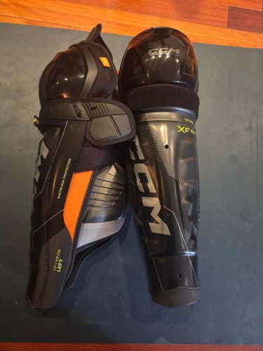 Senior CCM Tacks XF Pro 17" Shin Pads (New)