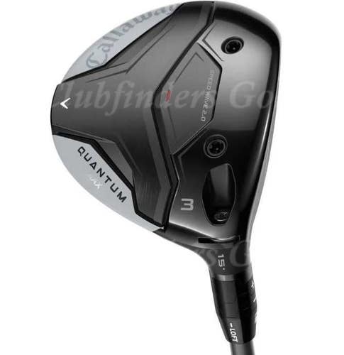 NEW Callaway '26 Quantum Max 15 Fairway 3 Wood Denali Frost 70g 6.0 Stiff w/ HC