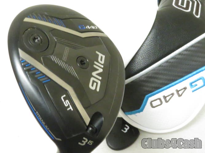 PING G440 LST Fairway 15° 3 Wood Alta CB 65 Blue Stiff Flex +Cover  NICE
