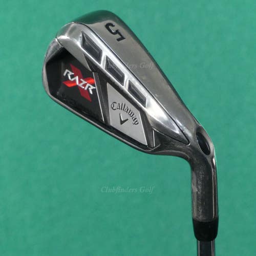 Callaway RAZR X Single 5 Iron Factory Steel Uniflex
