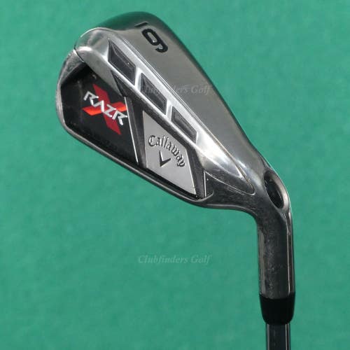 Callaway RAZR X Single 6 Iron Factory Steel Uniflex