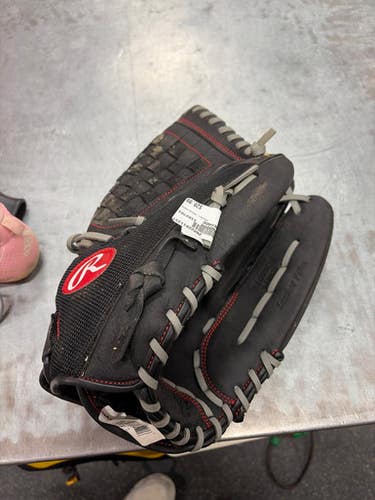 Used Rawlings RENEGADE BB/SB Glove RH Throw Black 14" 11337-S000479542