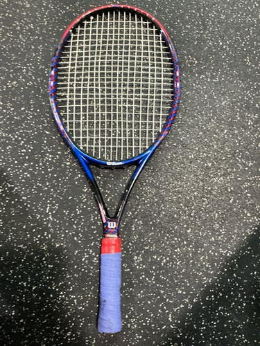 Used Wilson HAMMER 5.8 Adult Tennis Racquet Navy Blue 4 1/4" 10743-S000464952