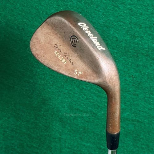 Cleveland Tour Action REG 588 Raw 51 Gap Wedge Stepped Steel Wedge Flex