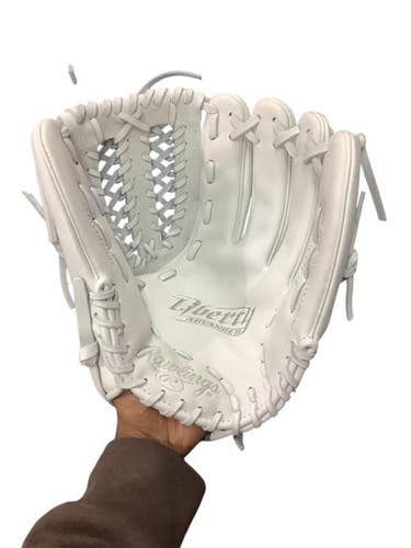 Used Rawlings RLA125-15W BB/SB Glove RH Throw White 12 1/2" 10743-S000474740