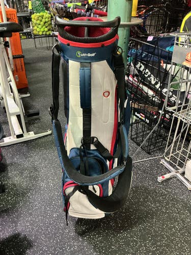 Used 1 WITH GOLF STAND BAG Mens Stand Bag Navy Blue 10743-S000475397