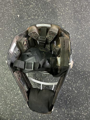 Used Rawlings CATCHERS HELMET WITH MASK Catchers Helmet w/Mask Black One Size 10743-S000478735