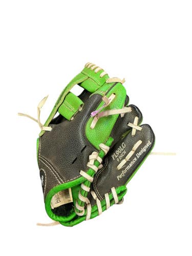 Used Rawlings PL90LG BB/SB Glove RH Throw Green 9" 10743-S000465988