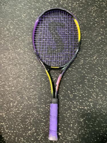 Used Spalding SMASH BASH Adult Tennis Racquet Purple 4 1/4" 10743-S000468323