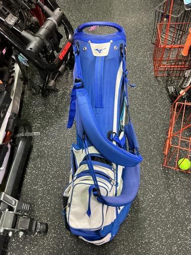 Used Mizuno BR-D3 Mens Stand Bag Royal Blue 10743-S000470896